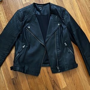 Topshop Faux Leather Jacket